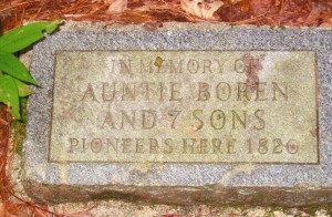 Auntie Boren monument